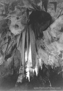 Rideau Onyx dans la salle Papoose, Carlsbad Caverns Rideau Onyx dans la salle Papoose, Carlsbad Caverns