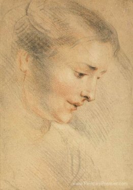 Étude de la tête d'une femme Étude de la tête d'une femme