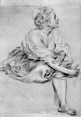 Une femme assise Une femme assise