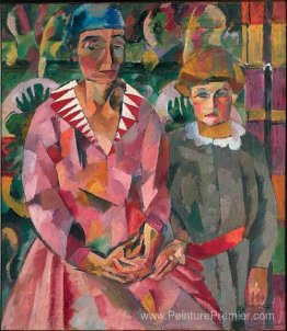 Portrait de la femme et de la fille de l'artiste Portrait de la femme et de la fille de l'artiste
