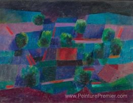 Paysage au clair de lune Paysage au clair de lune