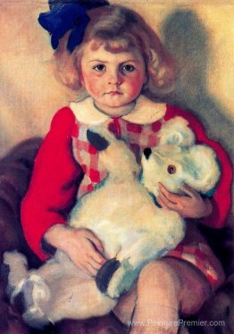 Fille avec ours en peluche Fille avec ours en peluche