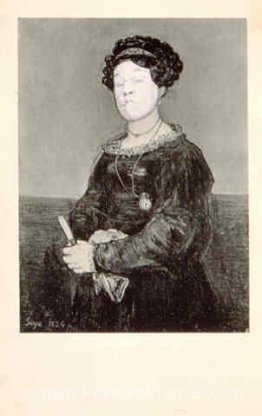 Portrait ridicule (femelle assise de goya) Portrait ridicule (femelle assise de goya)