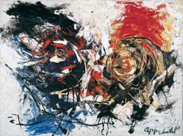 Face dans un paysage Face dans un paysage