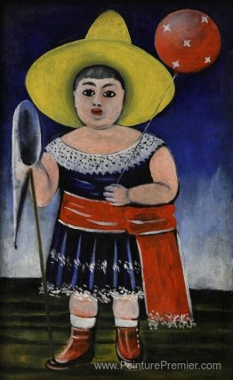 Fille avec un balon Fille avec un balon