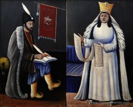 Shota Rustaveli et Queen Tamar Shota Rustaveli et Queen Tamar