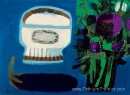 Aubergine et fleurs Aubergine et fleurs