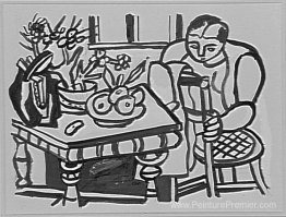 Nature morte avec chaise Nature morte avec chaise