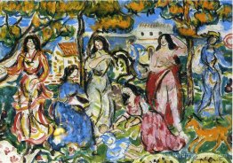 Figures dans un paysage Figures dans un paysage