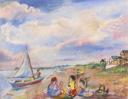 Jour sur la plage, Hamptons, Long Island Jour sur la plage, Hamptons, Long Island