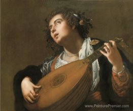 Femme jouant un luth Femme jouant un luth