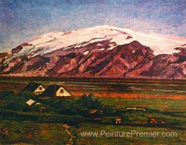 La ferme Múlakot à Fljótshlíð, sud-Islande La ferme Múlakot à Fljótshlíð, sud-Islande