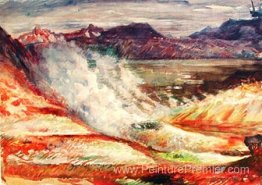 Mt Námafjall dans N.-Iceland Mt Námafjall dans N.-Iceland
