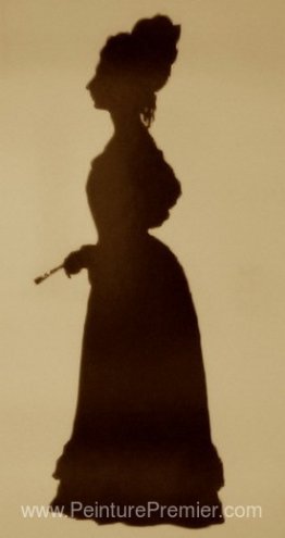 Silhouette de Fanny Brawne Silhouette de Fanny Brawne