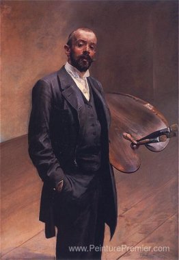 Autoportrait avec une palette Autoportrait avec une palette