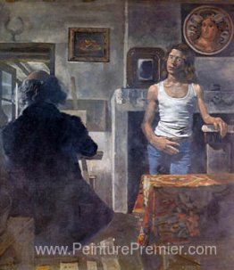 Autoportrait de peintre avec son modèle Autoportrait de peintre avec son modèle