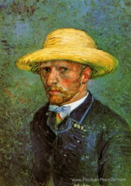 Autoportrait avec un chapeau de paille Autoportrait avec un chapeau de paille