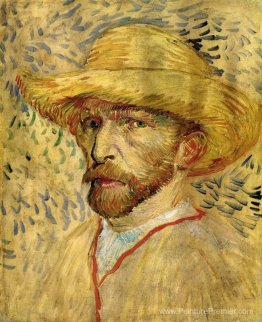 Autoportrait avec un chapeau de paille Autoportrait avec un chapeau de paille