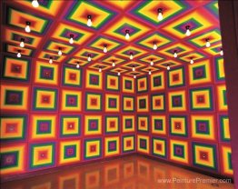 Environnement arc-en-ciel n ° 7: salle arc-en-ciel tactile Environnement arc-en-ciel n ° 7: salle arc-en-ciel tactile