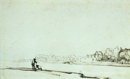 Vue de la rivière Amstel à Amsterdam Vue de la rivière Amstel à Amsterdam