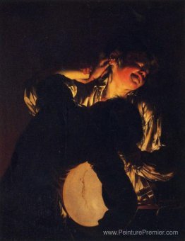 Deux garçons se battant pour une vessie Deux garçons se battant pour une vessie