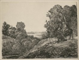 Le vol en Égypte a appelé dans le style d'Elzheimer Le vol en Égypte a appelé dans le style d'Elzheimer