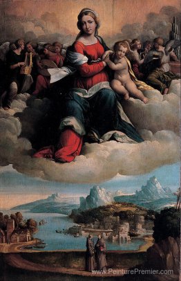 Madonna avec l'enfant dans la gloire et les saints Madonna avec l'enfant dans la gloire et les saints