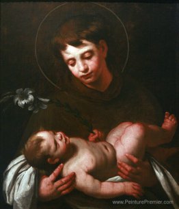 Saint Antoine de Padoue tenant bébé Jésus Saint Antoine de Padoue tenant bébé Jésus