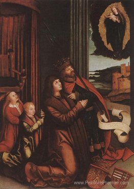 St. Ladislas présente Wladislav II et ses fils à la Vierge St. Ladislas présente Wladislav II et ses fils à la Vierge