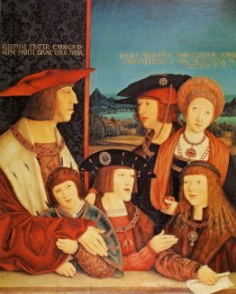 Portrait de l'empereur Maximilian et de sa famille Portrait de l'empereur Maximilian et de sa famille