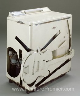 Twin-tub avec de la guitare Twin-tub avec de la guitare