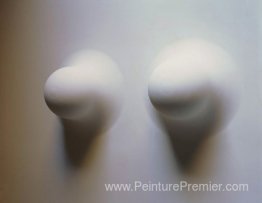 Travail n ° 264 (deux protubérances d'un mur)