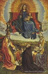 Vierge sainte dans la gloire