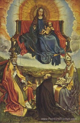 Vierge sainte dans la gloire