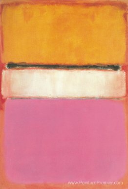 Centre blanc (jaune, rose et lavande sur rose)