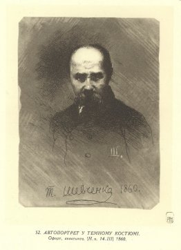 Autoportrait avec un costume sombre