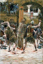Le parc à l'avant (la flagellation de face)