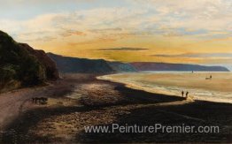 Whitby Sands, tramonto