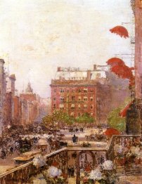 Vue de Broadway et Fifth Avenue