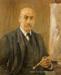 Autoportrait avec palette