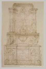 Conception pour Julius II Tombe (première version)