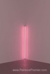 Pink hors du coin (à Jasper Johns)