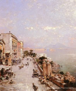 Une vue de Posilippo, Naples