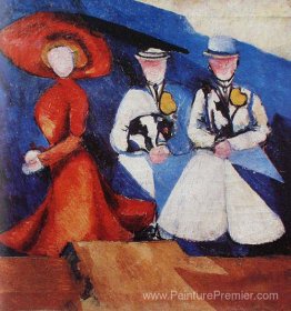 Trois figures féminines