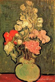 Vase de vie morte avec salles de salles rose