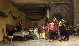 Le départ des jeunes mariés