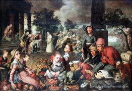 Marché avec Christ et la femme prise en adultère