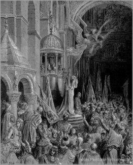 Dandolo, doge de Venise, prêchant la croisade