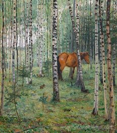 Cheval entre boulevers
