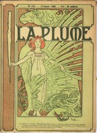 Couverture composée par Mucha pour la revue littéraire et artist